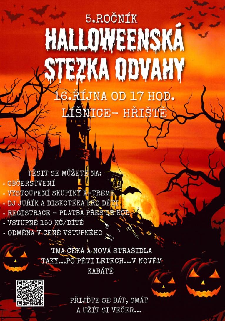 Halloweenska stezka odvahy